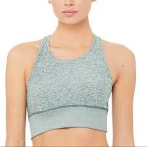 ALO Alosoft Serenity Bra - Seagrass Heather